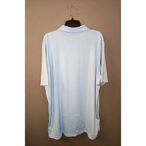 NWT Peter Millar Summer Comfort Polo Shirt Men's 2XL Blue Performance Golf - Picture 3 of 8